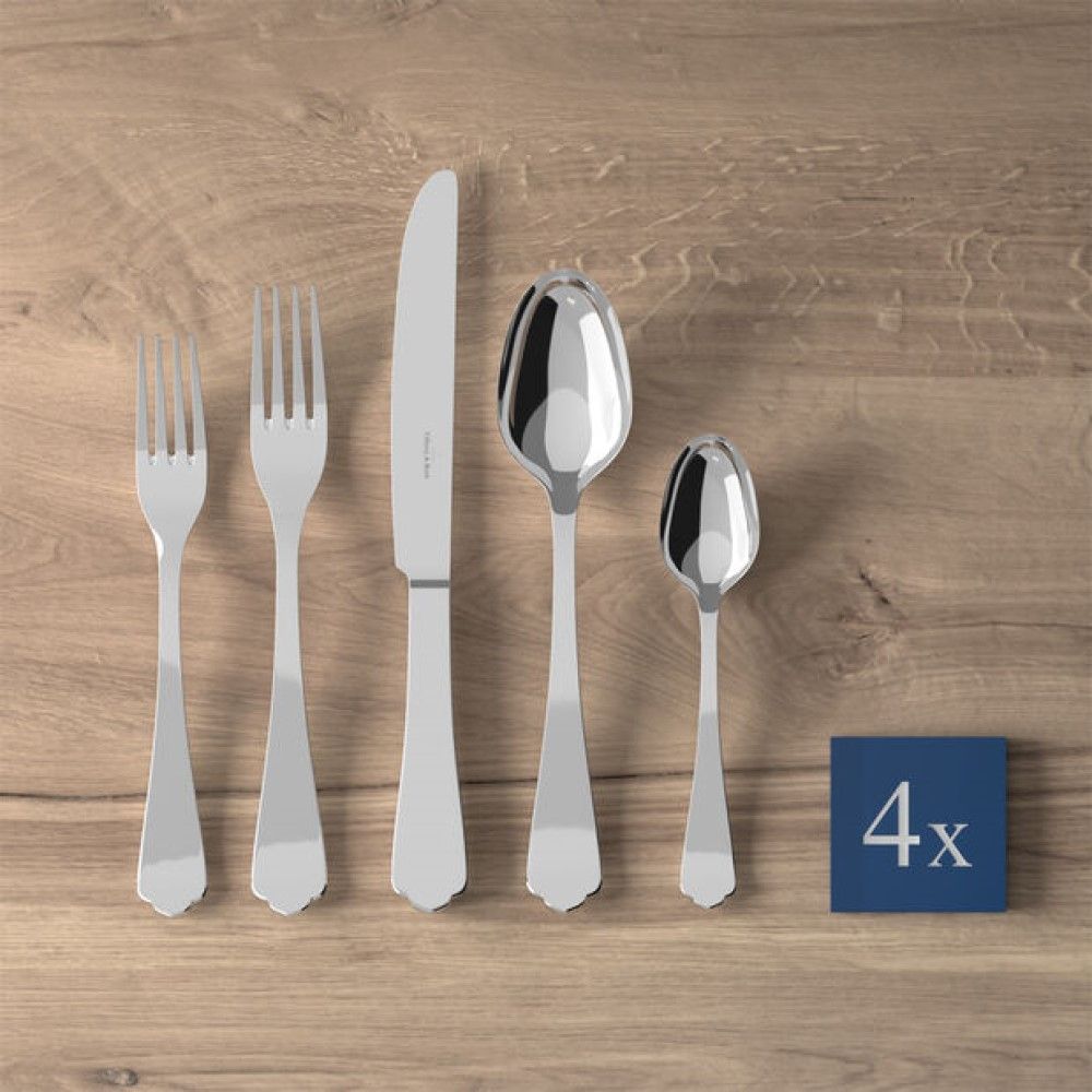 20-Piece Stainless Steel Flatware Set - Medina | Villeroy & Boch