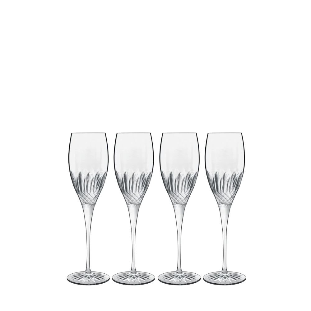 Luigi Bormioli Diamante White Wine Glass Set Of 4