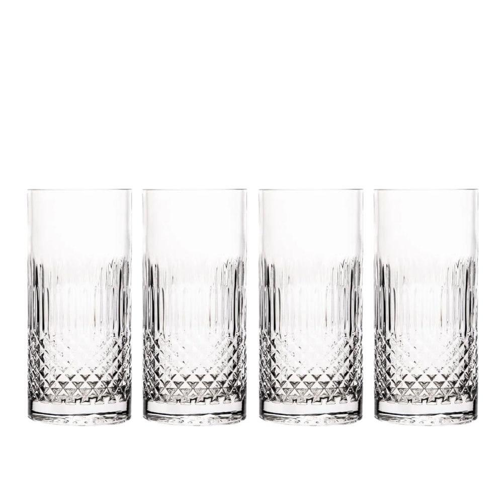 Luigi Bormioli Diamante Beverage Glass (Set of 4) Clear