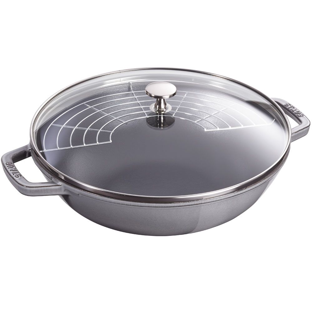 Staub Perfect Frying Pan, Graphite Grey, 12