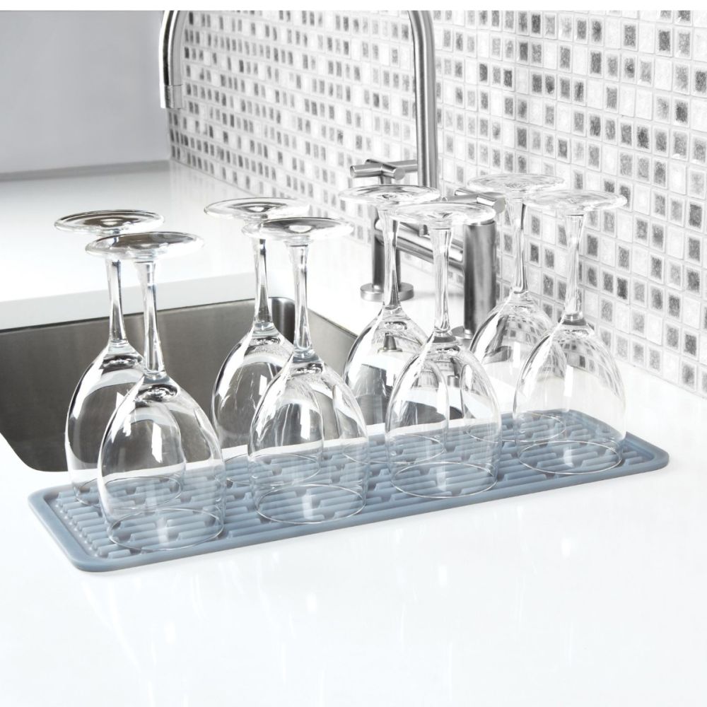 Silicone Wine Glass Drying Mat OXO Everything Kitchens