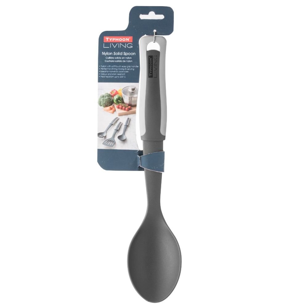 Living Collection Nylon Solid Spoon (Two Tone Grey)