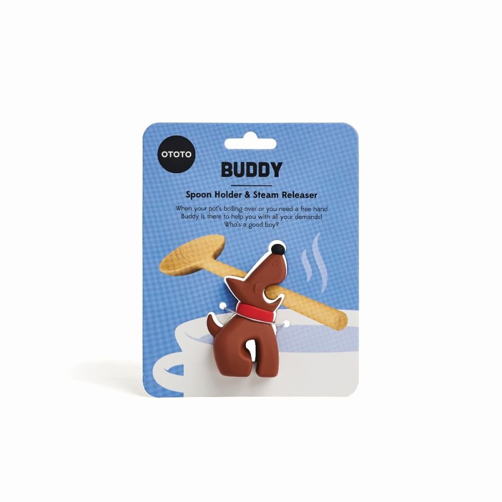 Buddy Spoon Holder and Steam Releaser, OTOTO