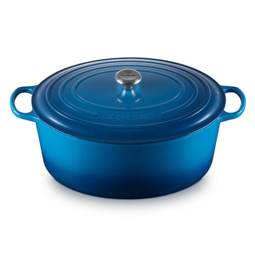 Marseille Blue Signature 15.5 Qt Oval Dutch Oven | Le Creuset