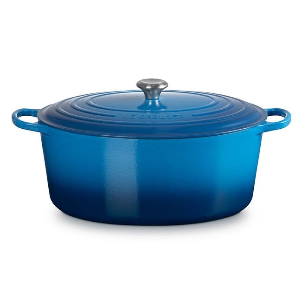 Marseille Blue Signature 15.5 Qt Oval Dutch Oven | Le Creuset