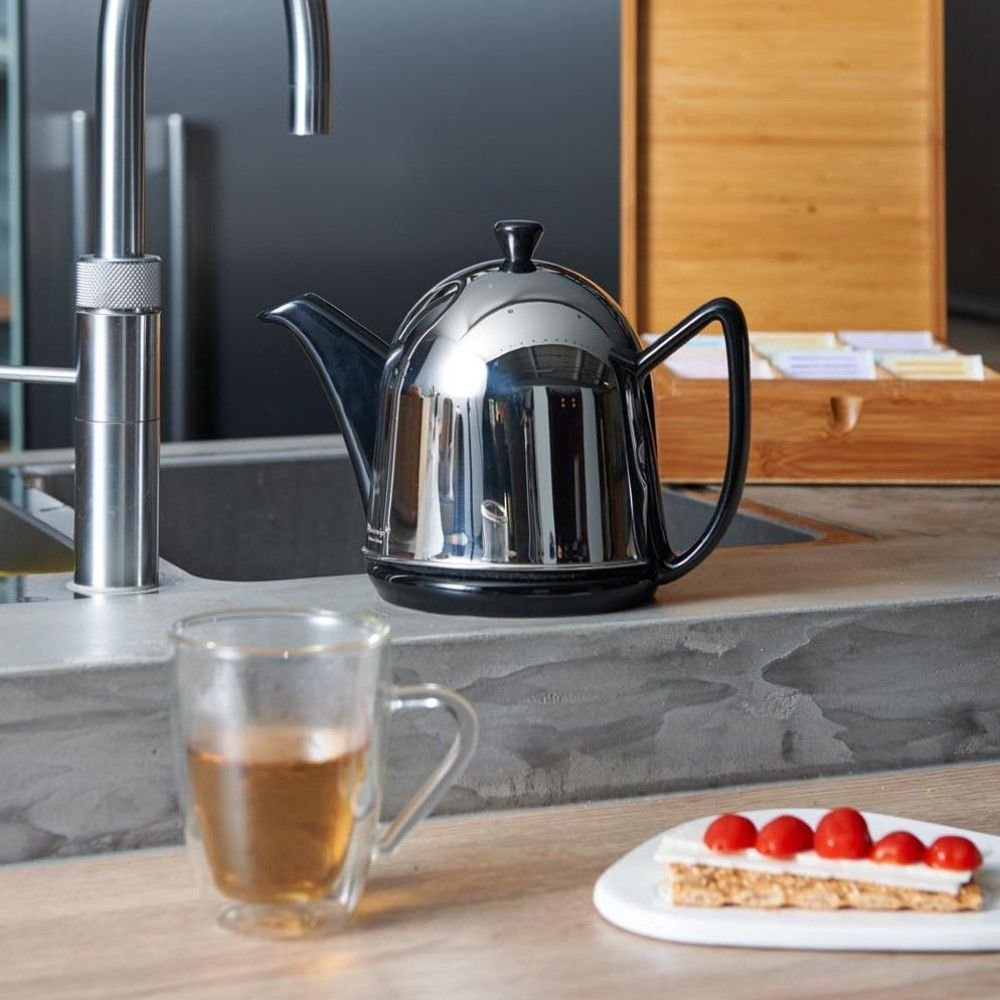 Bijwonen Onderzoek het Verstenen 1L Cosy Manto Ceramic Teapot (Black) | Bredemeijer | Everything Kitchens