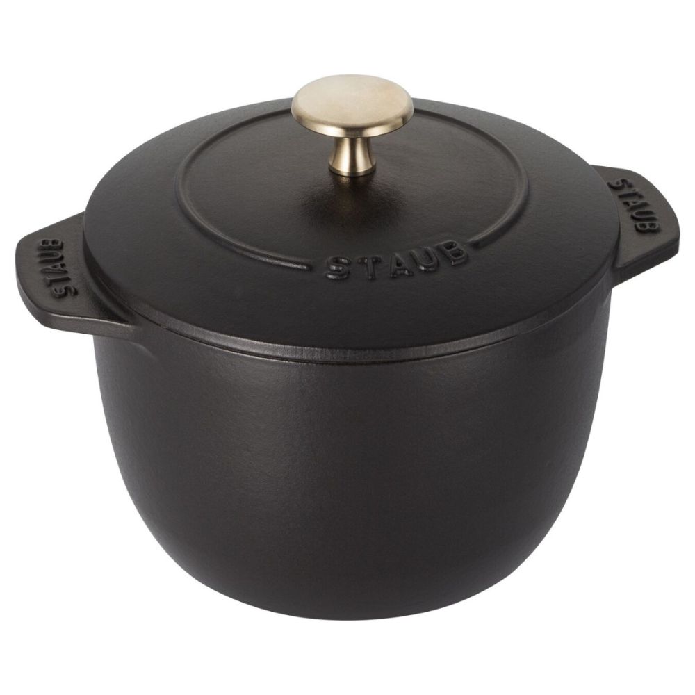 Staub 1.5qt Petite French Oven (Black Matte) | Everything Kitchens