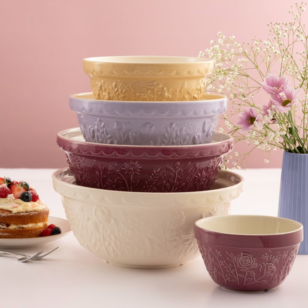 Mason Cash In The Meadow Bouquet Mixing Bowl Set | Set of 4