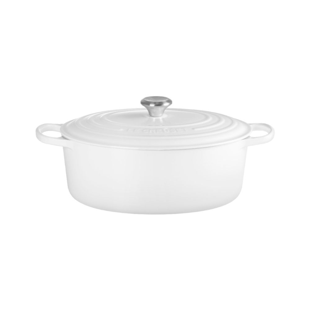 8 Qt. Signature Oval Dutch Oven (White) | Le Creuset | Everything