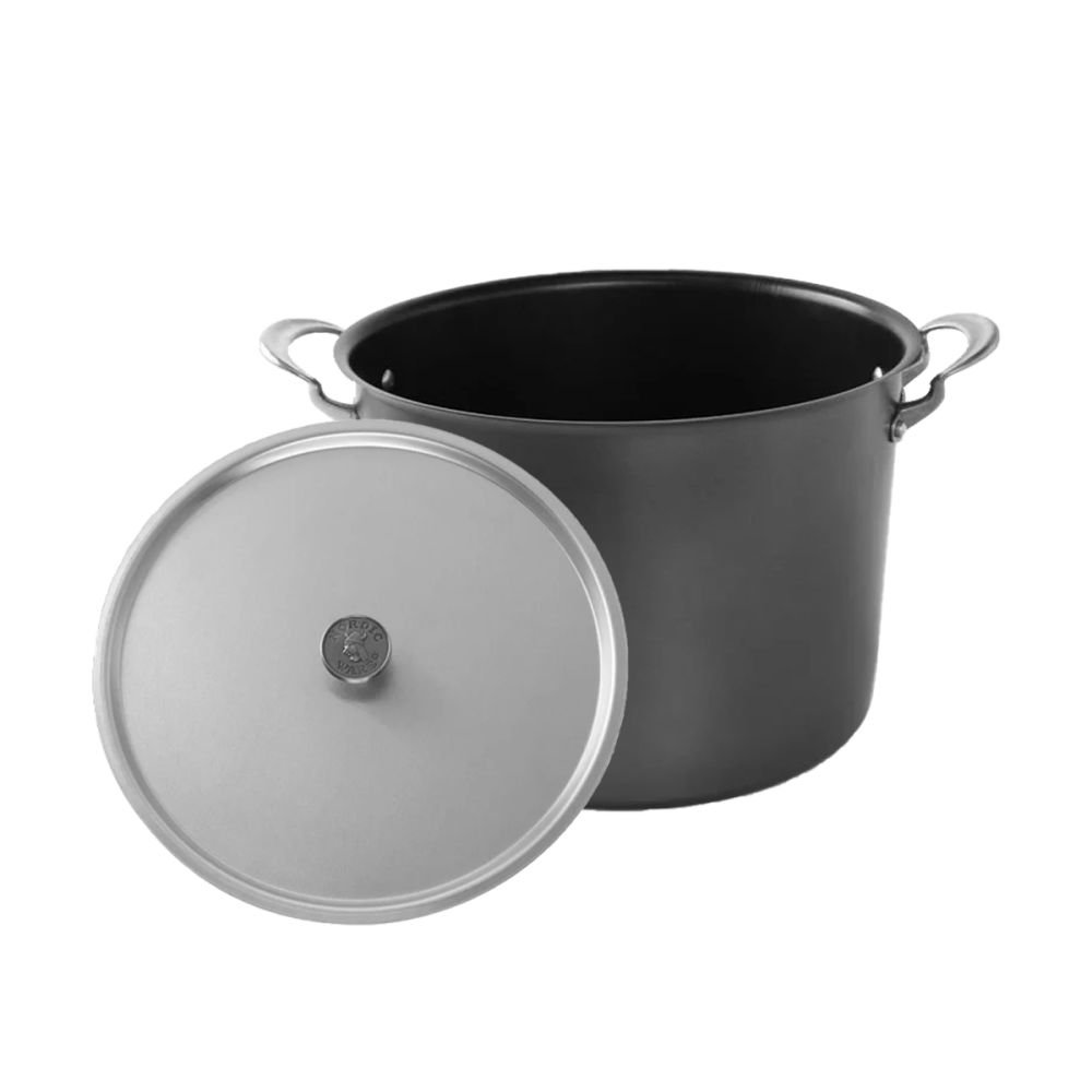 Silva Stainless Steel Stock Pots with Glass Lid Set of 4 Soup Pot Deep Casserole Cooking Pot Cookware