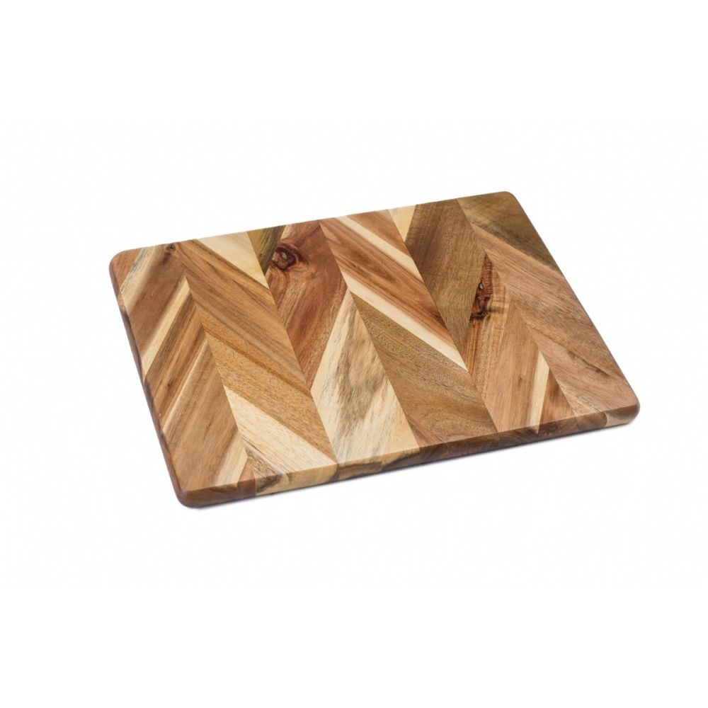 Lipper International Acacia Herringbone Cutting Board - Thumbnail 4