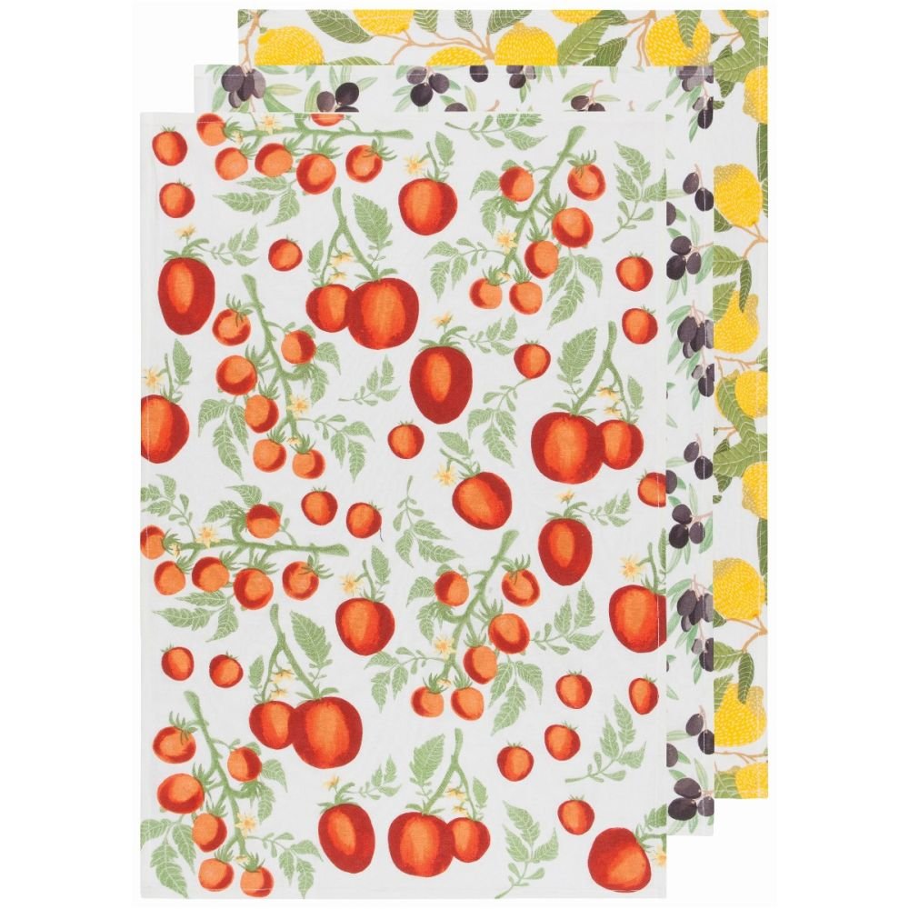 Berry Patch 3 Cou Set of Three Floursack Kitchen Towels Set of 3 Now Designs 