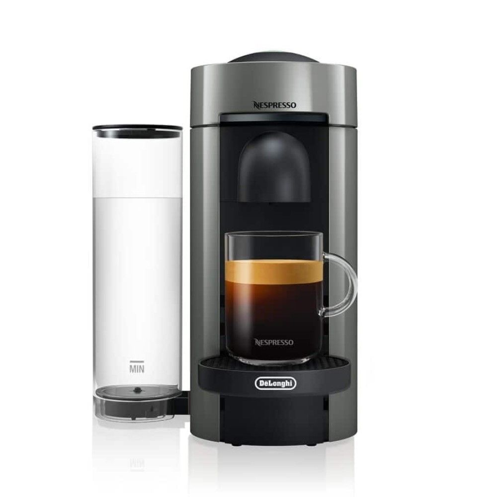Nespresso Vertuo Plus Coffee and Espresso Machine Grey ENV150GY DeLonghi Everything Kitchens