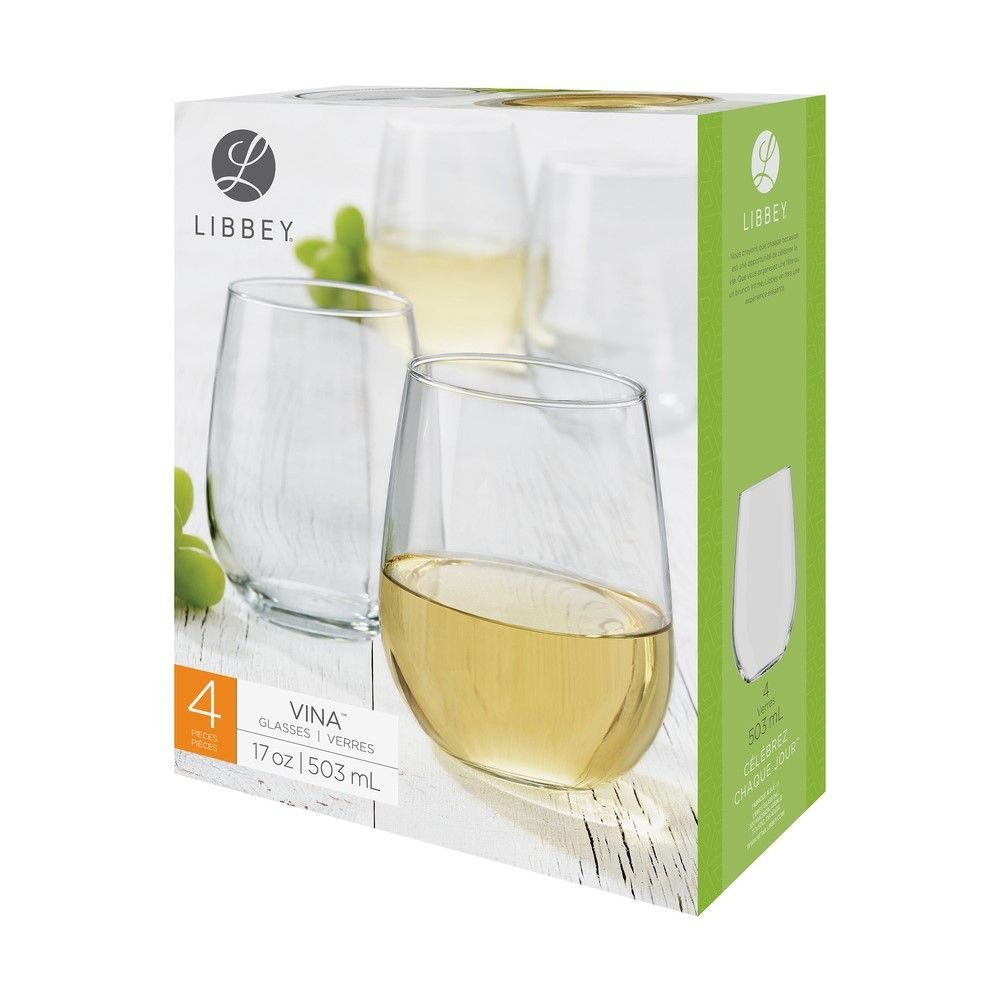 HOST 2 - Piece 12oz. Silicone Stemless Wine Glass Glassware Set & Reviews