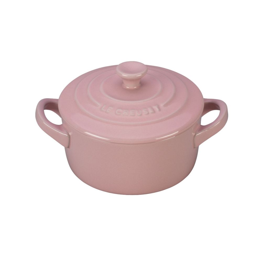【りょうさま専用】LE CREUSET ピンク 18cm蓋付き Le Creuset L'Amour Collection Stoneware Mini Round Cocotte
