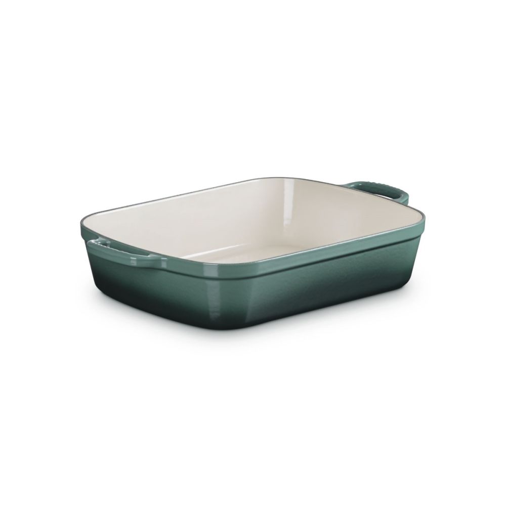 5.25 Qt. Rectangular Signature Cast Iron Roaster (Artichaut) | Le