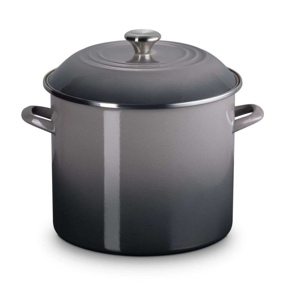 16 Qt. Enamel On Steel Stockpot (Oyster) | Le Creuset | Everything