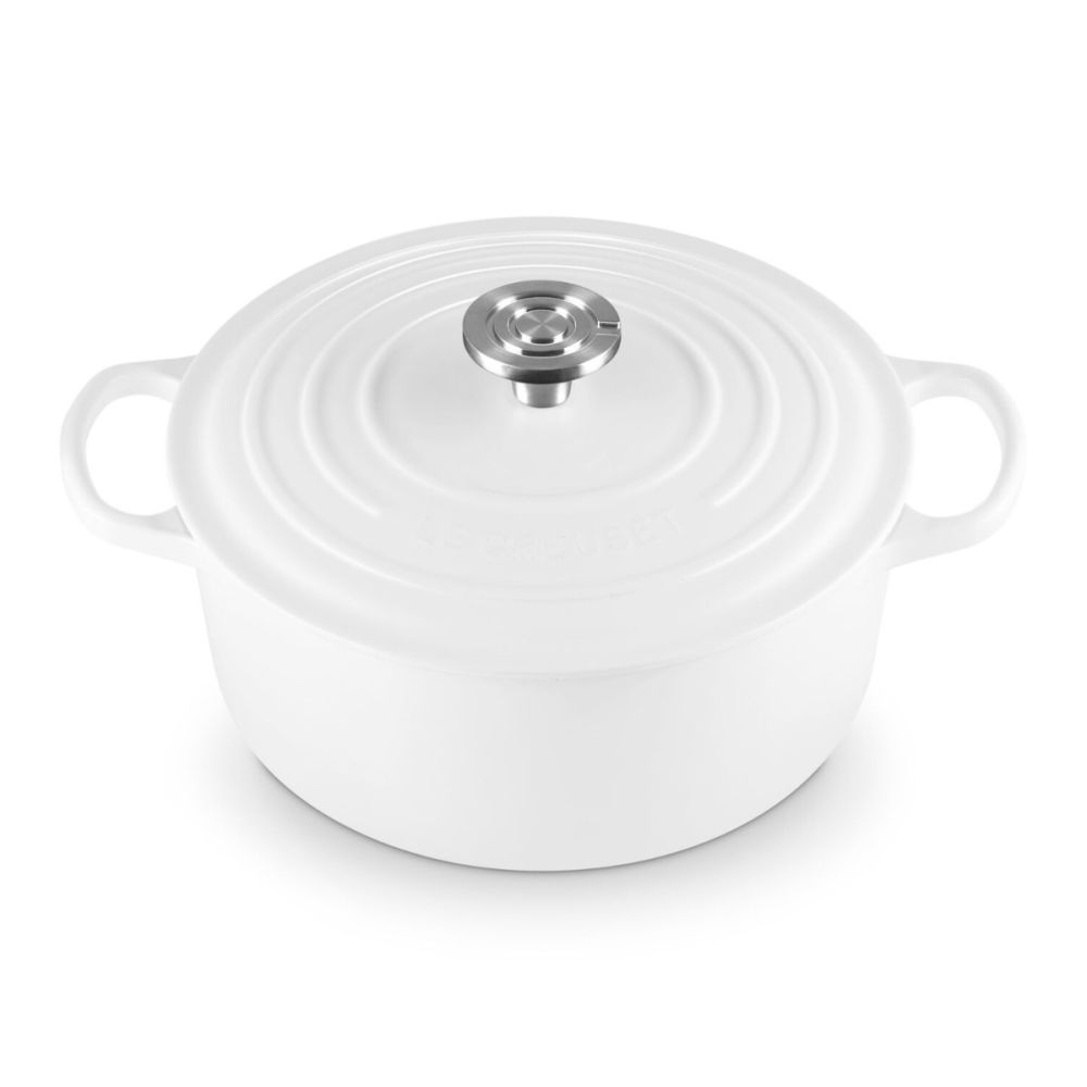7.25 Qt. Round Signature Dutch Oven with Crucible Stainless Steel
