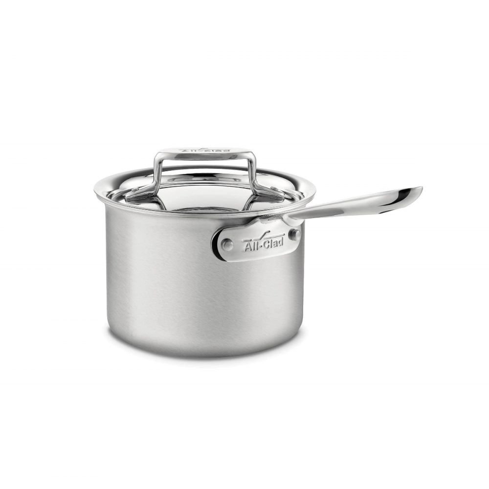 D5 Stainless Brushed 5-ply Bonded Cookware, Dutch Oven, 5.5 quart