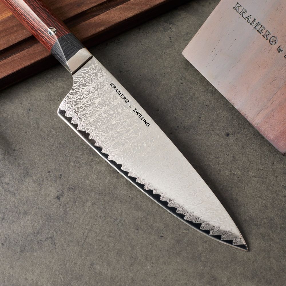 廃盤　希少　ボブクレーマー　シェフナイフ　牛刀　MEIJI 200mm シェフ8 Amazon｜Zwilling ツヴィリング 「 ボブ・クレーマー メイジ シェフ