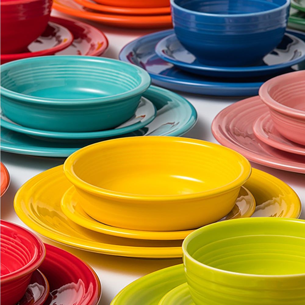 3-Piece Classic Rim Place Setting (Poppy) | Fiesta® | Everything