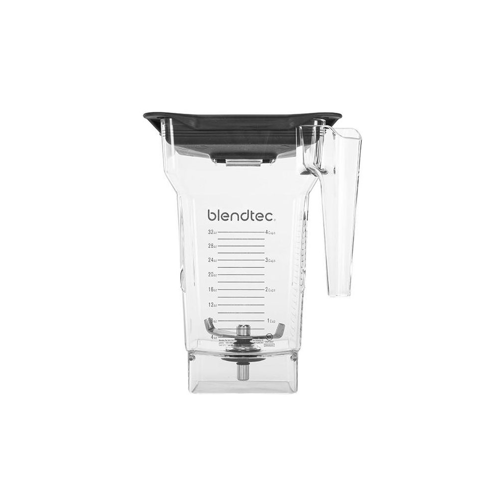 Commercial Four Side Blender Jar 2Qt, with Soft Lid (10 Pack