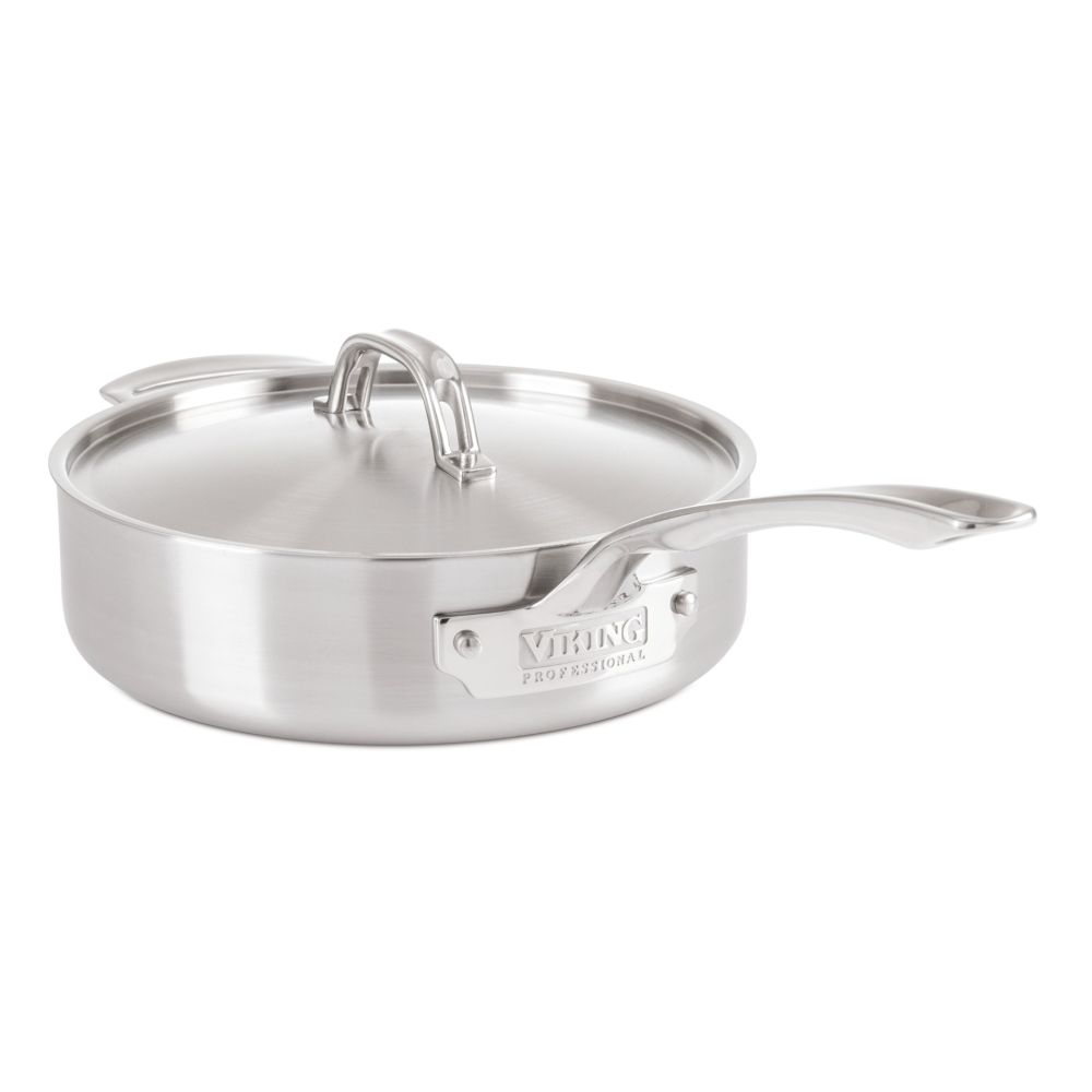 Viking Professional 5-ply 3.4 Quart Saute Pan with Lid