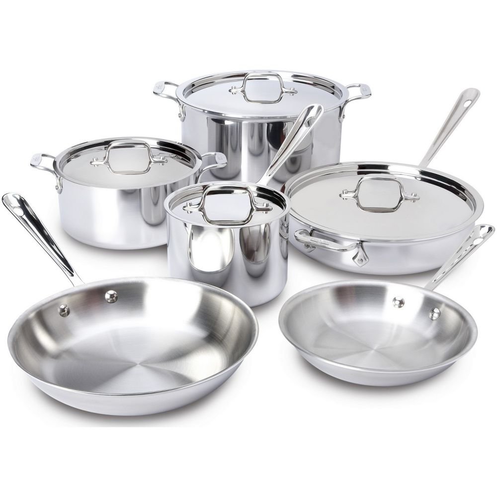 All-Clad d3 12-Piece Stainless Steel Cookware Set – ShopEZ USA