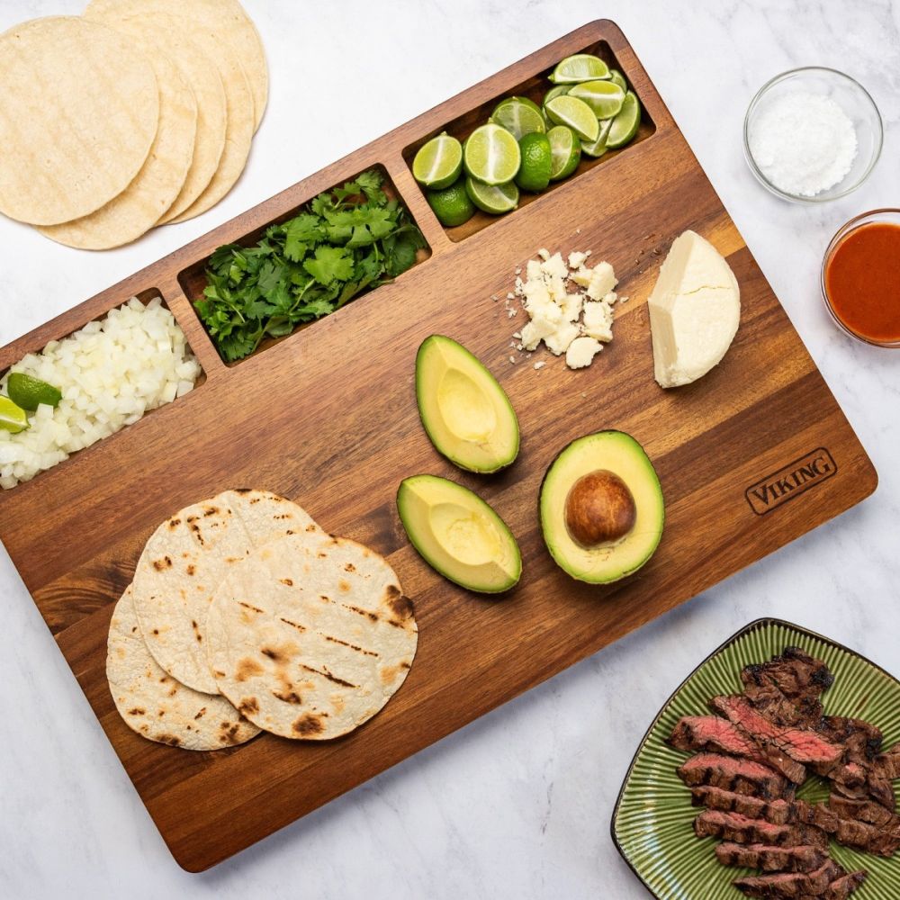 Viking Acacia Butcher Block Prep and Carving Board
