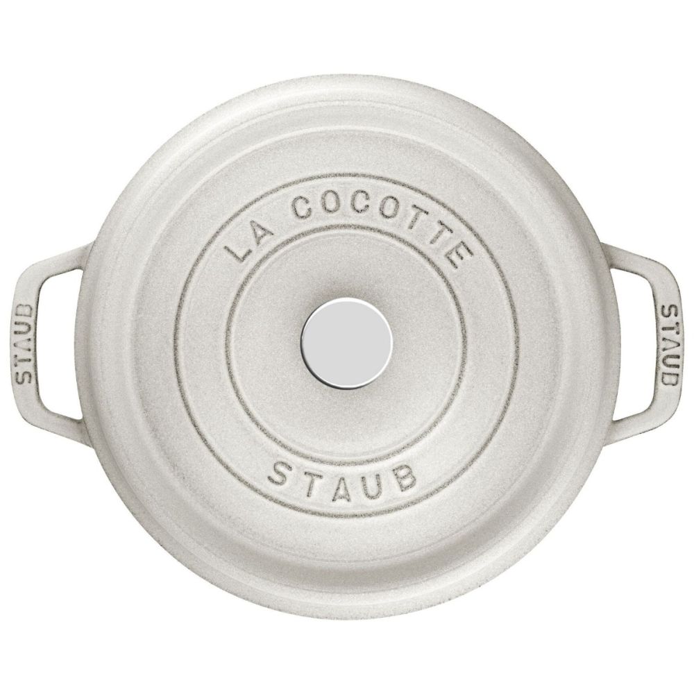 Round Dutch Oven 2.75qt (White Truffle) | Staub | Everything Kitchens