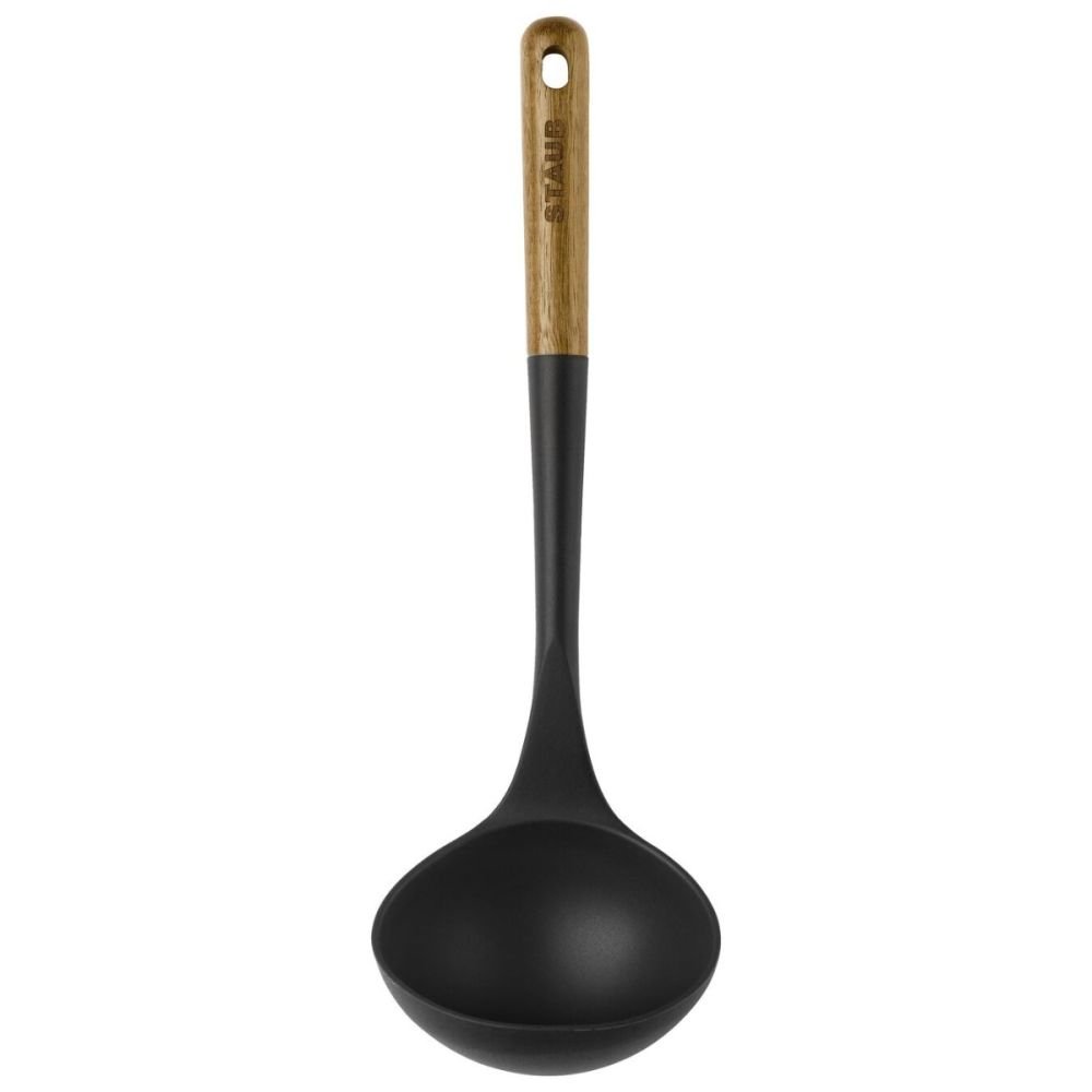 Staub Silicone With Wood Handle Cooking Utensil, Multi-Function Spatula  Spoon