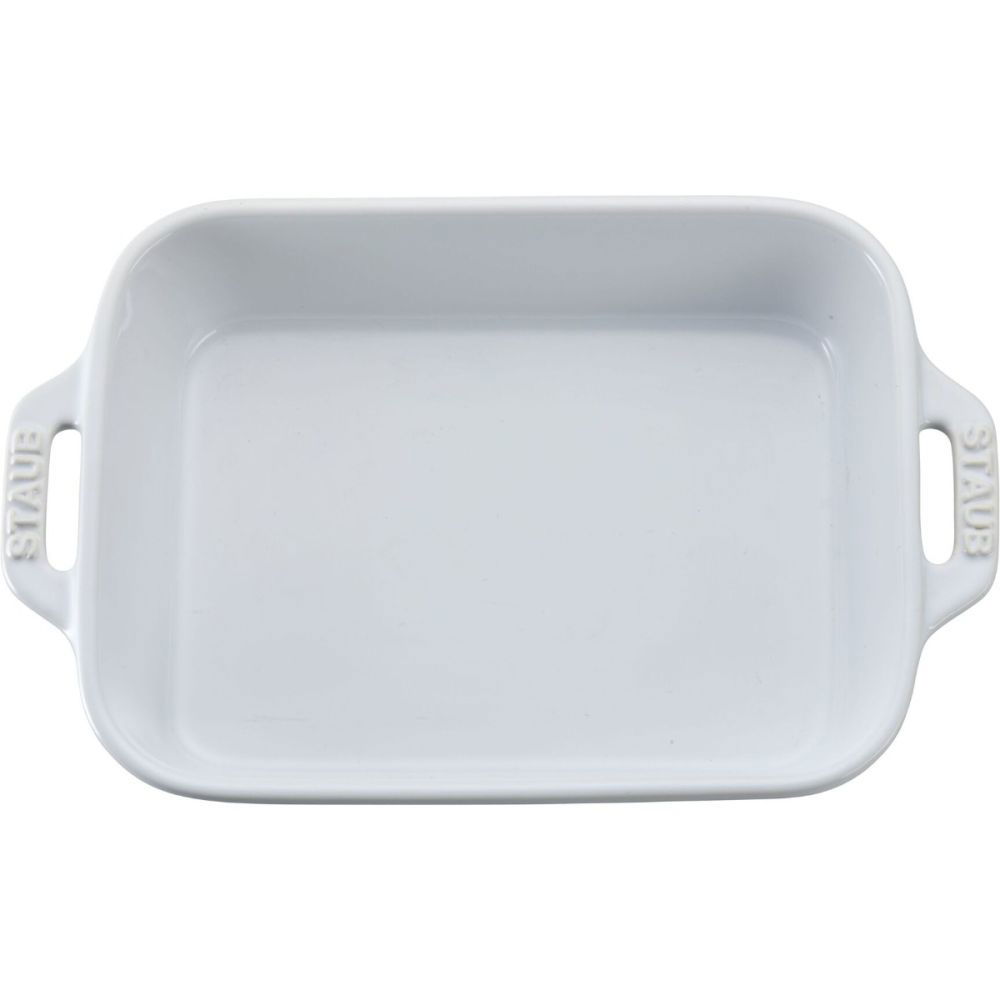 Staub Ceramic 10.5 x 7.5 Rectangular Baking Dish - White