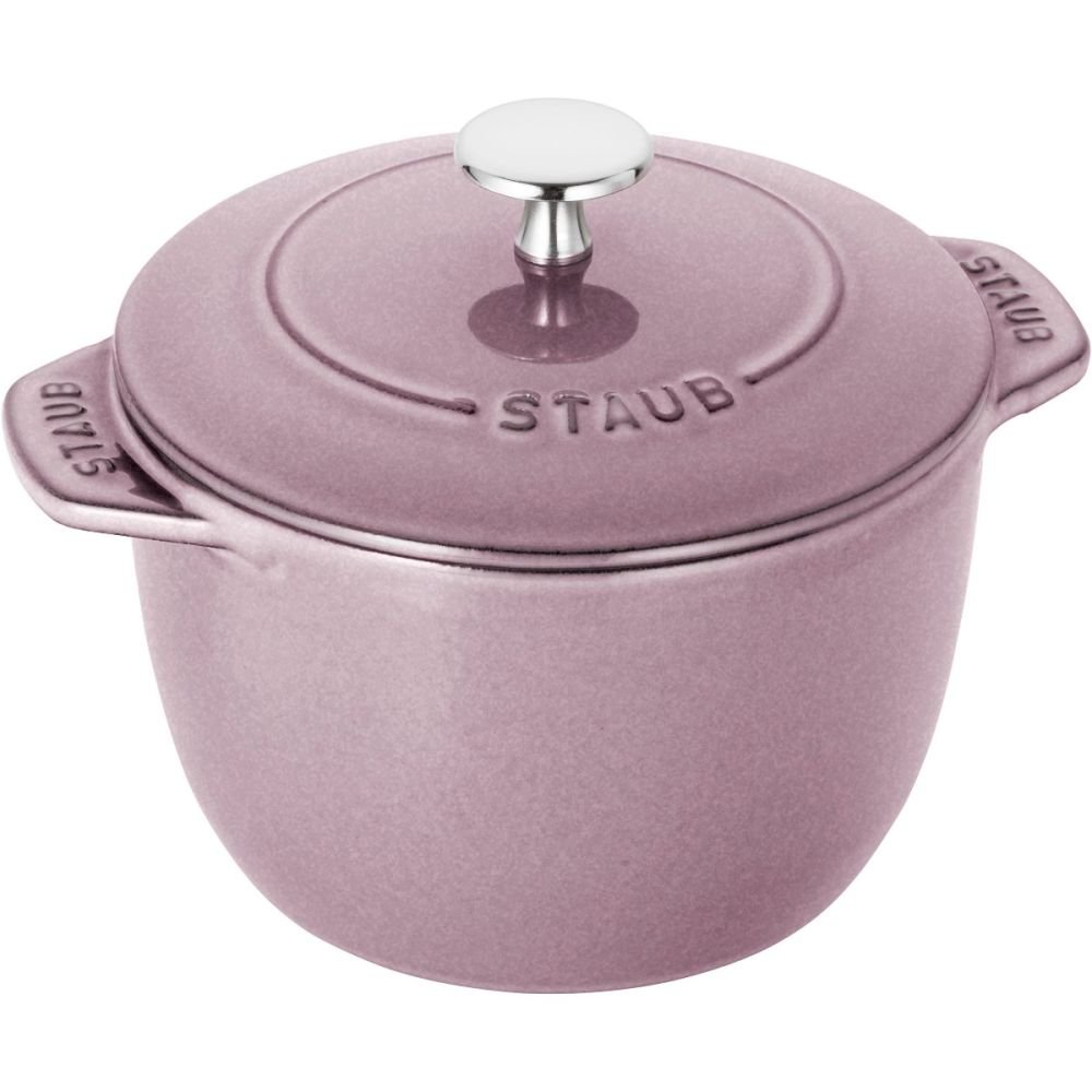 Staub Cast Iron 7-qt Round Cocotte - Lilac