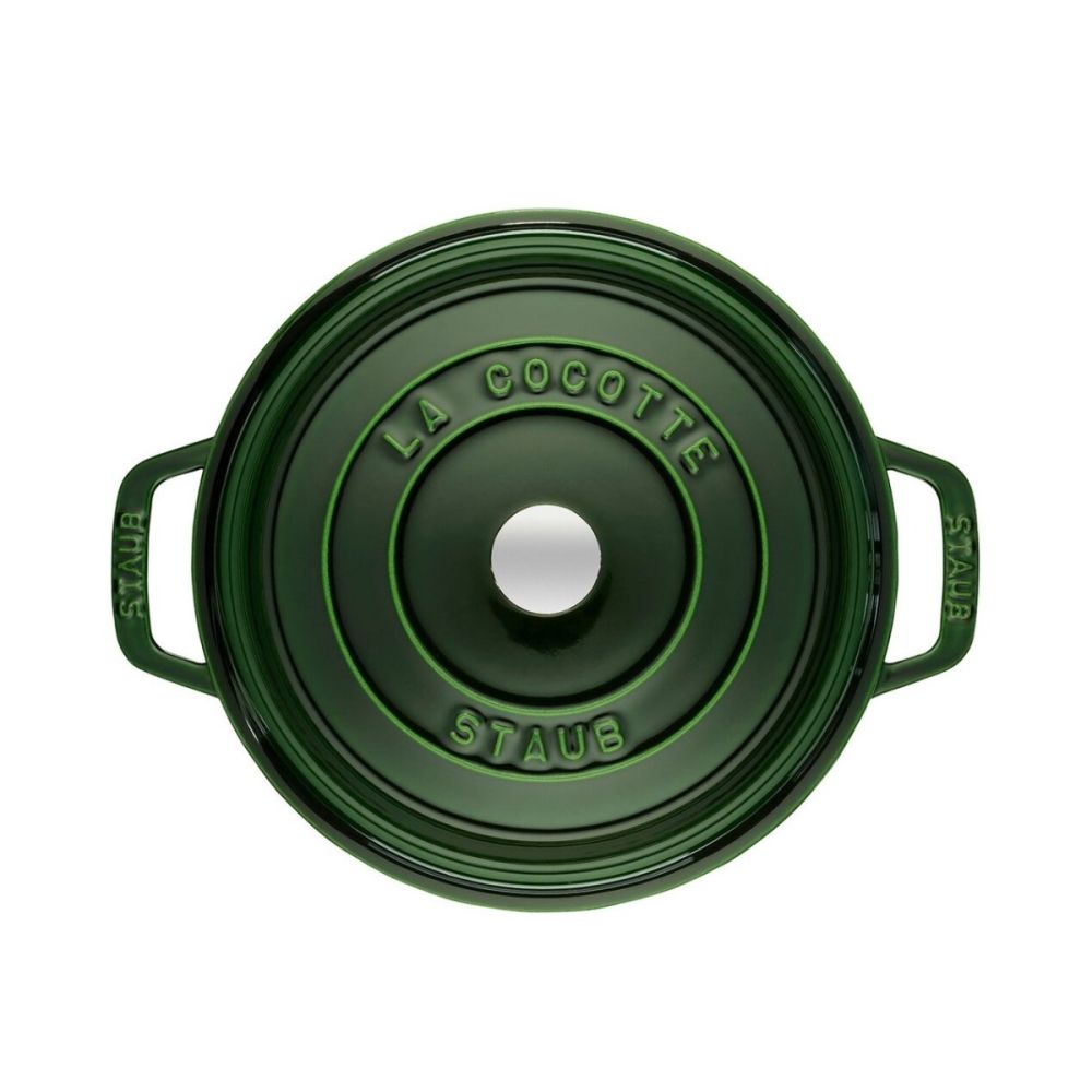 STAUB LA COCOTTE バジルグリーン 14cm ココット バジルグリーン| 鋳物ホーロー鍋| ストウブ(STAUB)公式通販