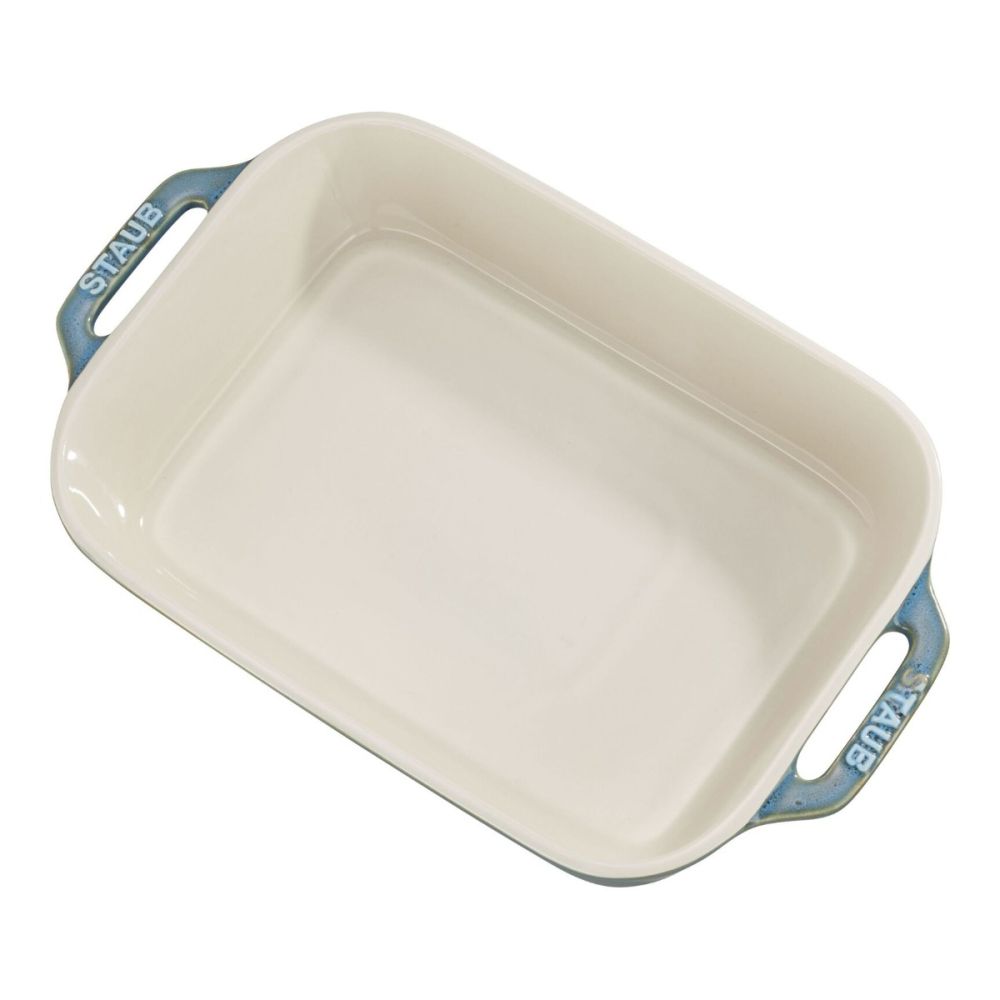 Staub Ceramic 10.5 x 7.5 Rectangular Baking Dish - White