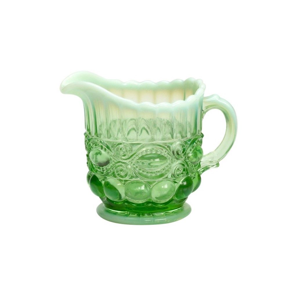 Eye Winker Creamer - Green Opal | Mosser Glass | Everything Kitchens