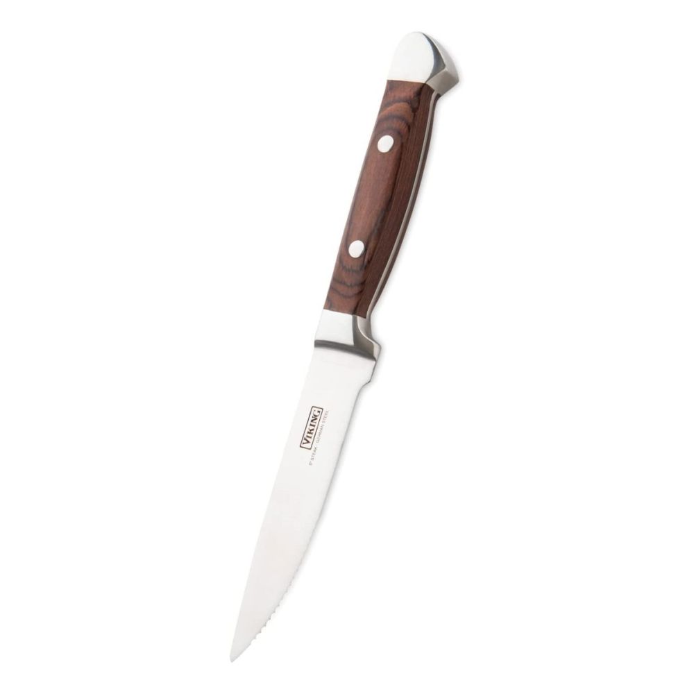 6-Piece Steak Knife Set with Box (Red) | Viking | Everything Kitchens