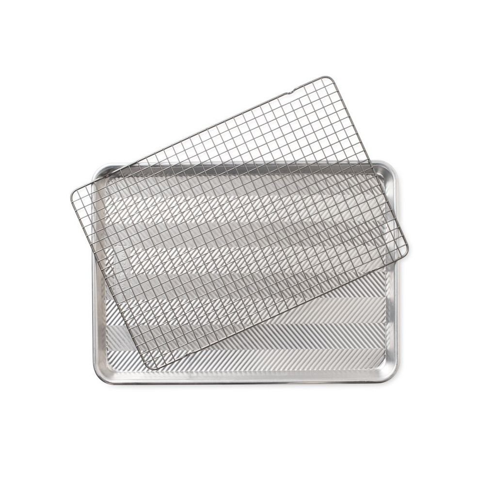 Prism Half Sheet Pan with Non-Stick Grid, Nordic Ware