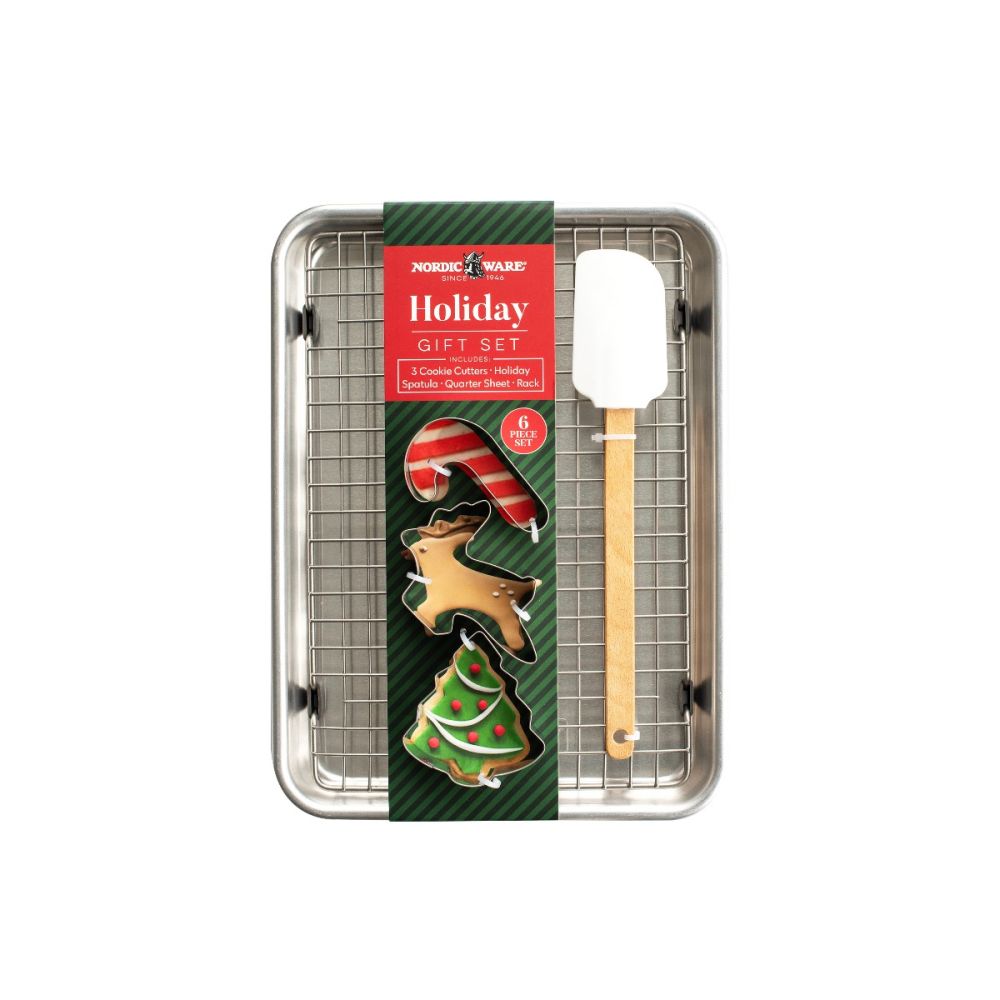 Holiday Quarter Sheet With Rack Cutters Spatula Nordic Ware Everything Kitchens