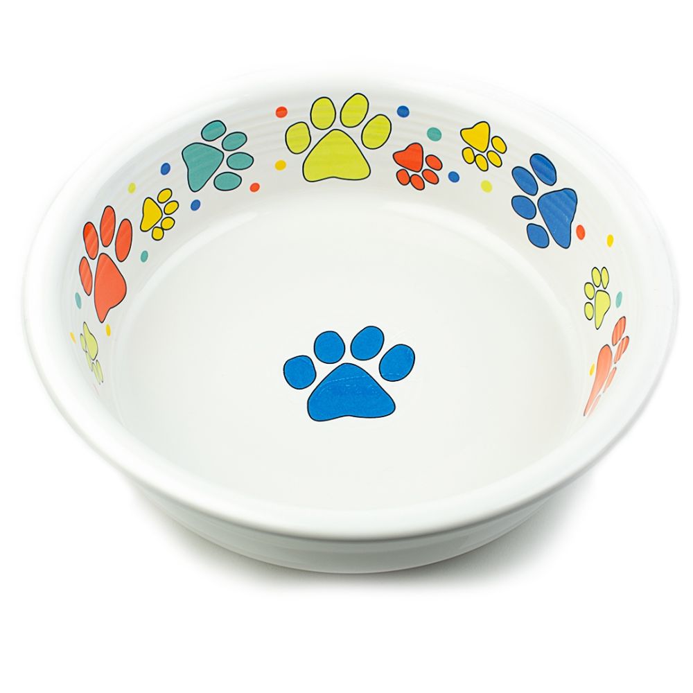 Paw print outlet bowl