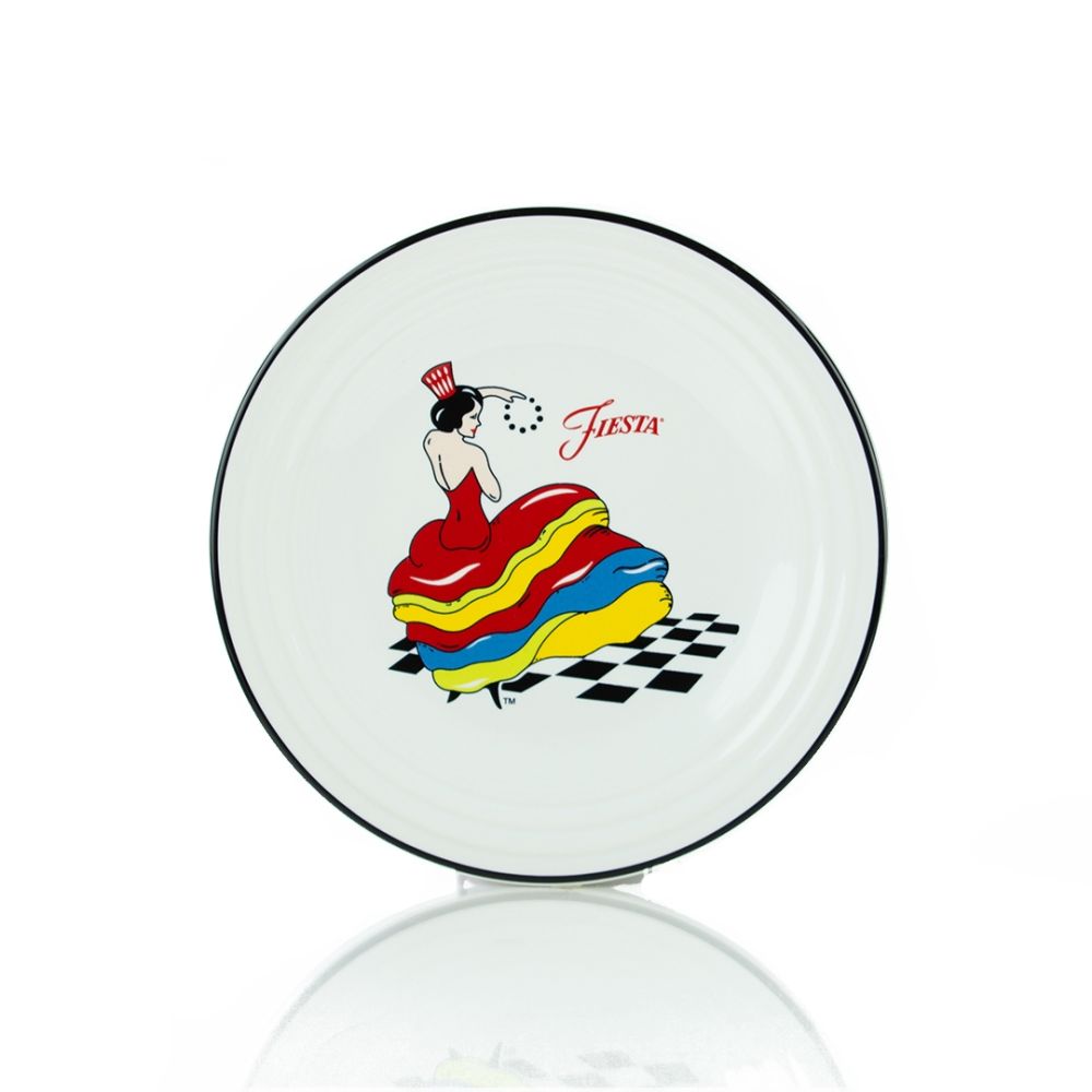 9" Classic Rim Luncheon Plate (Dancing Lady) Fiesta® Everything