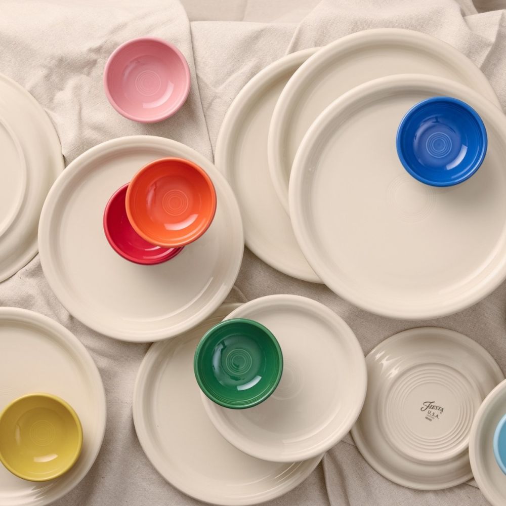 3-Piece Bistro Coupe Place Setting (Linen) | Fiesta® | Everything