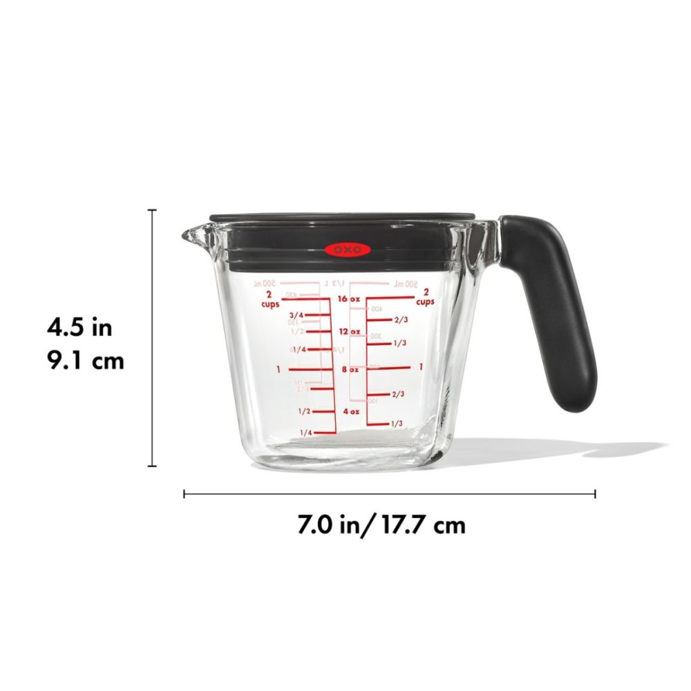 Glass Measuring Cup with Lid (2 Cup) | OXO | Everything Kitchens