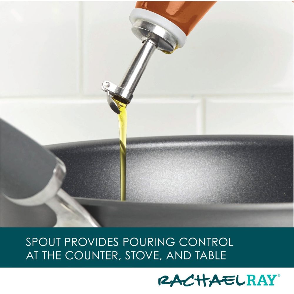 Pumpkin Orange EVOO Oil Dispenser | Rachael Ray | Everything Kitchens