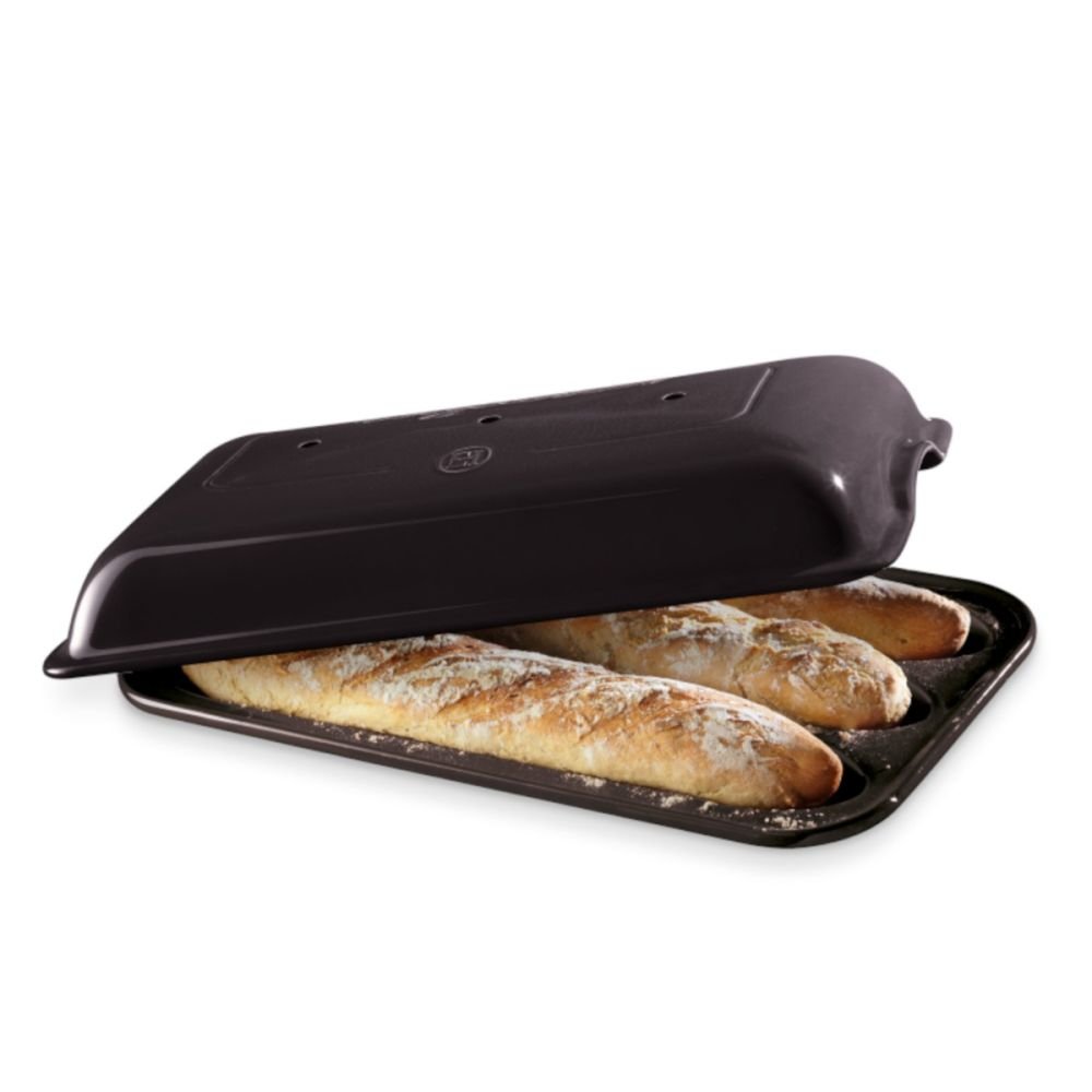 Emile Henry Covered Bread Loaf Pans, Kitchen Essentials