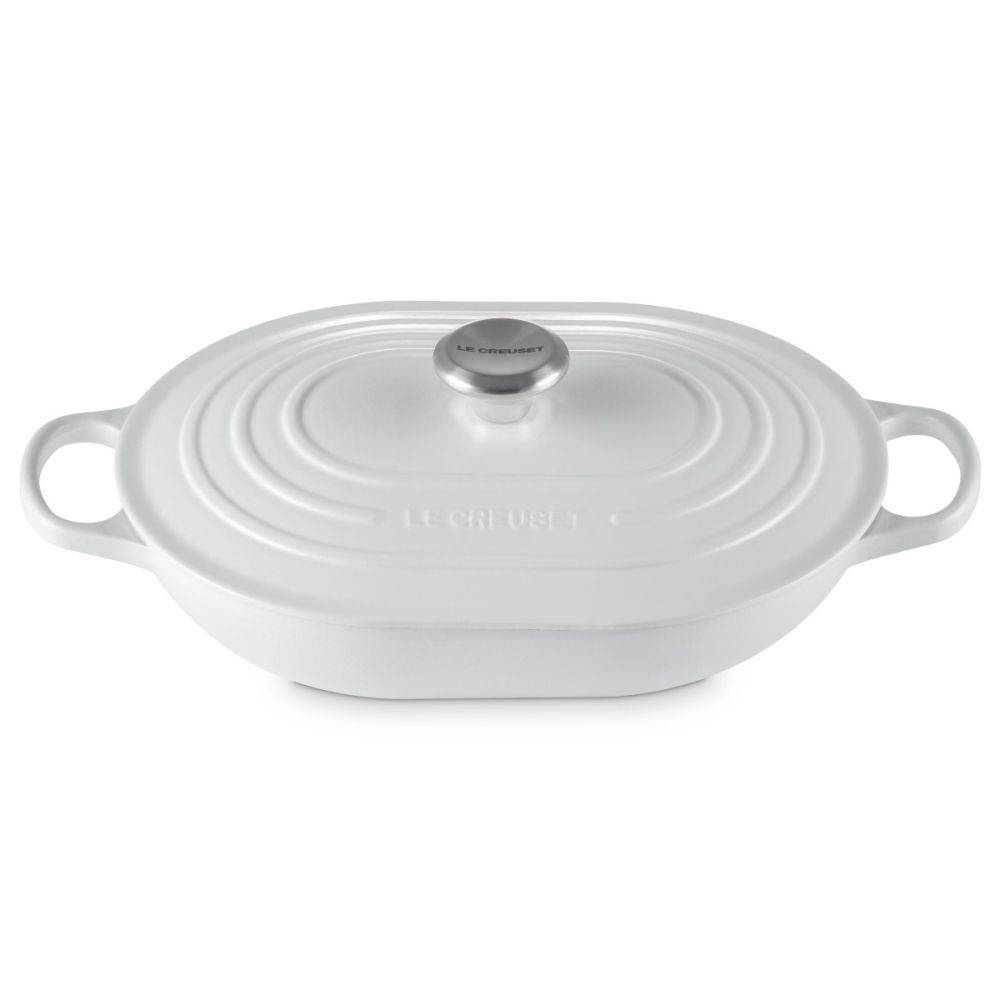 Signature 3.75 Qt. Oval Casserole (White) | Le Creuset