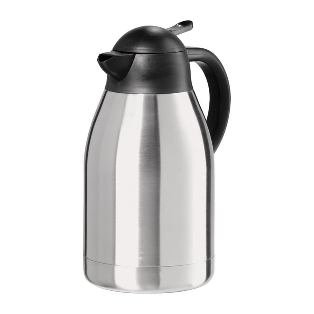 2L Coffee Pot Thermal Carafe Stainless Steel Pitcher Hot Beverage Server  68OZ