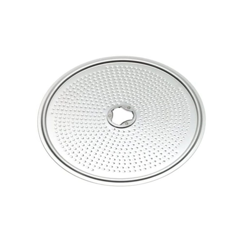 Stainless Steel 3-Way Grater with Storage Container and Lid, Round