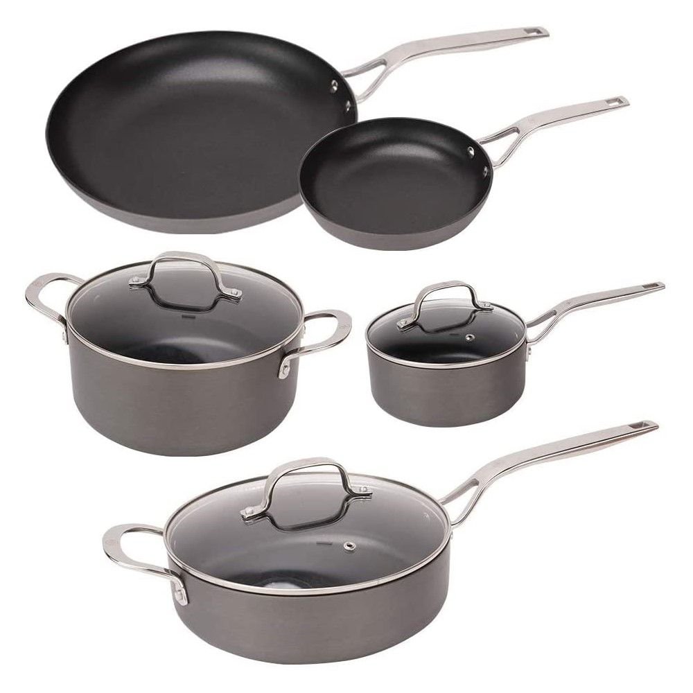 Country Kitchen Induction 8-pc. Aluminum Non-Stick Cookware Set