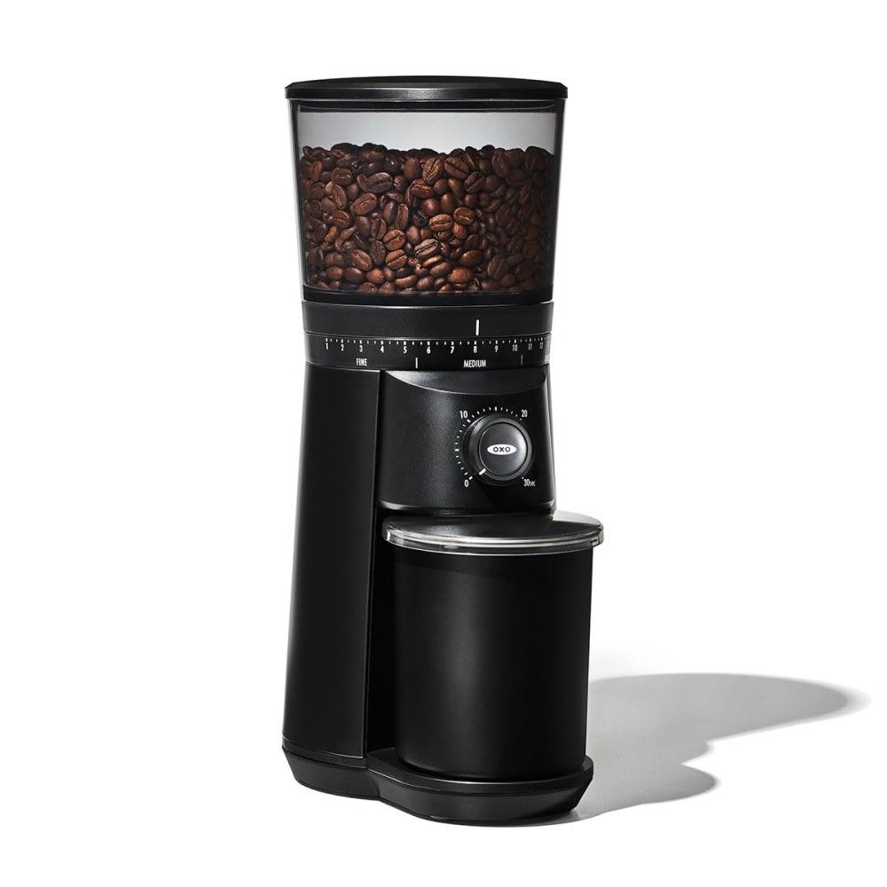 Brew Conical Burr Coffee Grinder (Matte Black) OXO Everything